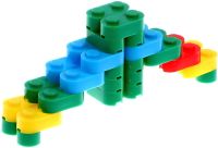 Children's Block Constructor Building Blocks D3231 170 parts, flexible plastic constructor developing fine motor skills for children from 4 years old