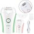 Women's Wireless Epilator VGR V-705 for Legs and Bikini Area with Backlight 5W, Rechargeable Depilator Electric Shaver for Hair Removal V705