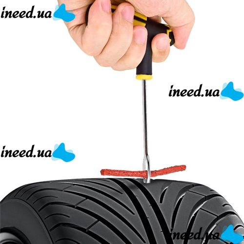 Puncture repair kit for tubeless tires CZK-8008 raw rubber, Puncture Repair Kit, Universal Repair Kit for car tires