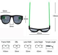 Гнучкі сонцезахисні окуляри браслет Clix Out Sunglasses для чоловіків і жінок, спортивні окуляри-браслет трансформер з гнучкими дужками, зелені