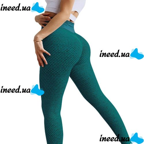 Women's Sports Leggings Staples Scrunch Bum Green with High Waist and Push-up Effect Slimming Seamless Leggings for Fitness push up