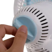 Atlafa AT-F2506 Table Mini Clip-on Fan 2 modes of operation, WX707 Air Cooler with clip-on clip 2 speeds mains power White