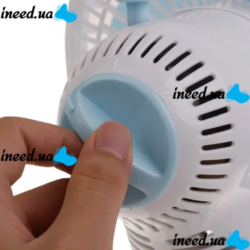Atlafa AT-F2506 Table Mini Clip-on Fan 2 modes of operation, WX707 Air Cooler with clip-on clip 2 speeds mains power White