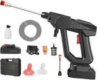 Бездротова мийка високого тиску Makita DHW050ZK 48V 2AH 2 акумулятора для мийки авто, акумуляторна Автомийка розпилювач Макіта AK47 в кейсі