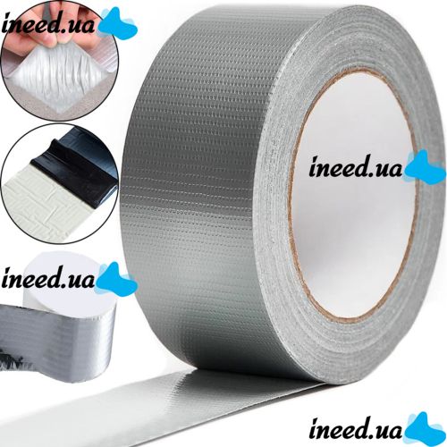 Heavy duty aluminum coated adhesive tape Butyl Self-Adhesive 1.2mm x 5cm x 10m, Aluminum Waterproof Adhesive Foil Scotch 10m Silver