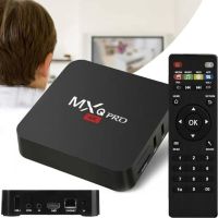 Smart TV Set-top Box with Ultra MXQ PRO 4K 2GB/16GB Remote Control, Android 7.1 Media Player, Digital TV Set-top Box with Built-in WiFi Module Black