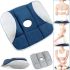 Orthopedic Pillow Pure Posture HSM-50402 for Spine Back Relief, Anti-allergenic Cushion for Chair Seat, Car Seat Blue 