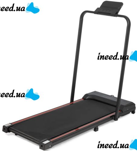 Sperax YXT003 folding treadmill up to 10km/h with built-in speaker for music LED display and remote control, walking and running machine up to 150kg