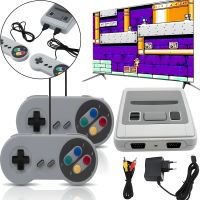 Portable retro gaming console Dendy 620 games Dendy 8 Bit Super Mini SFC, Children's 8 bit console with two joysticks and built-in games Grey
