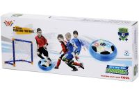 Aerial Football Floating Football Soccer Goal with Battery-powered aeromach and Backlight, Children's Soccer Playset 696-44