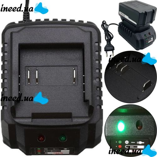 Зарядное устройство для зарядки аккумуляторов Stark BCM-21 48V 3 контакта, Блок питания зарядка для аккумуляторной батареи 48В 2А от сети Черный