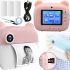 Kids DIY Instant Digital Camera M3 3 in 1 Polaroid digital camera for photos and videos on battery Pink