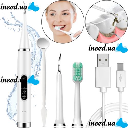 Electric Teeth Cleaner MAG-780 Ultrasonic Toothbrush Scaler Electric Teeth Cleaner MAG-780 for cleaning teeth and removing tartar with mirror 5 modes White