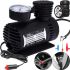 Electric Car Compressor 300 PSI 10-12Amp 25L Ji030 Car Air Pump, Car Wheel Booster Compressor Black