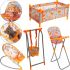 Children's Set Baby Play House CS0849 Chanterelles for dolls and toys Swing Playpen Chaise Longue Rocking chair and high chair, Set for dolls
