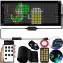 Гибкий экран Matrix Panel JTPD-03-011 7х17.3 см 16х32 LED светодиодная рекламная RGB лента в авто, бегущая строка с пультом и Bluetooth WiFi