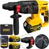 Строительный аккумуляторный перфоратор DeWalt DCH133 18V 5Ah 2 аккумулятора, Беспроводной электроперфоратор Деволт для сверления с ударом в кейсе