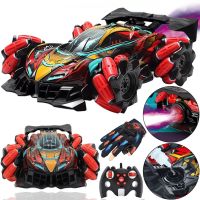 Spray Racer Car 21003 Stunt Car with Remote Control and Glove, Radio-controlled Car with Steam Generator and hand-operated sound effects