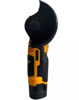 Акумуляторна болгарка шліфувальна машина DeWalt DCG125N на 2 акумулятори 12V 2Ah, Бездротова кутова шліфувальна машина турбінка 75 мм Деволт в кейсі