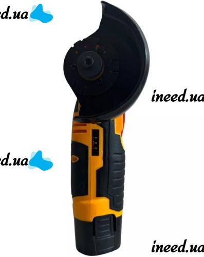 Акумуляторна болгарка шліфувальна машина DeWalt DCG125N на 2 акумулятори 12V 2Ah, Бездротова кутова шліфувальна машина турбінка 75 мм Деволт в кейсі