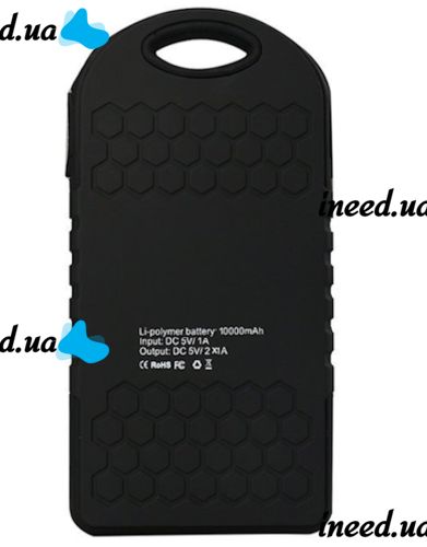 Portable Charger Power Bank Solar Charger JS-3 50,000 mAh power bank with carbine on a solar battery, external battery 50,000 mAh