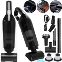 Бездротовий автомобільний пилосос Vacuum Cleaner LT-113 120W акумуляторний ручний автопилосос з насадками для сухого прибирання авто 2000mAh USB