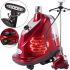 Professional Vertical Steamer Liting LT-6 2000W with Brush and Adjustable Clothes Hanger, Steam Iron, Steam Generator Red