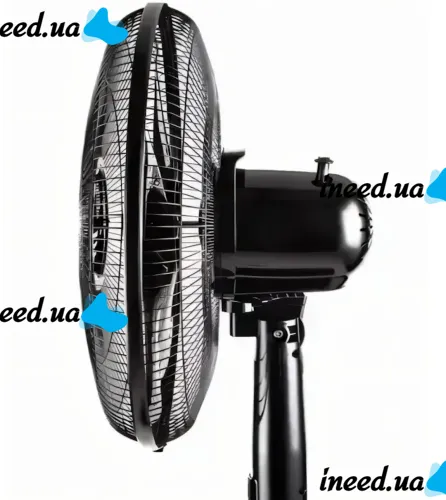 Floor fan Bitek BK-1881 120W 5 blades 46 cm, Bitek 18" inch fan on telescopic leg 106-136 cm with mains swivel