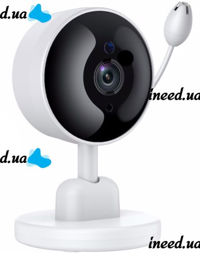 Розумна відеоняня камера відеоспостереження Smart Sricam SP027 2MP з гнучким кріпленням і WI-FI IP двостороннім зв'язком, поворотна радіоняня Tuya