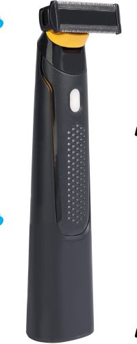 Бездротовий тример MicroTouch TR-159 для гоління і стрижки вусів і бороди з підсвічуванням, акумуляторна машинка з 3 насадками для видалення волосся