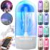 Портативна Bluetooth колонка нічник Медуза Jellyfish Speakers MAX 113 настільний бездротовий блютуз бездротовий настільний світильник з RGB підсвічуванням і SD картою від USB