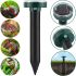 Solar Powered Mole Repeller Effectively Repels Garden Pro Rechargeable Ultrasonic Device Mole Repeller of Rodents and Insects