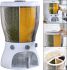 Rotating dispenser for storing cereals LY-37 with a dispenser for 4 sections, an organizer container with a bowl for bulk products, 360 rotation for the kitchen