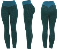Women's Sports Leggings Staples Scrunch Bum Green with High Waist and Push-up Effect Slimming Seamless Leggings for Fitness push up
