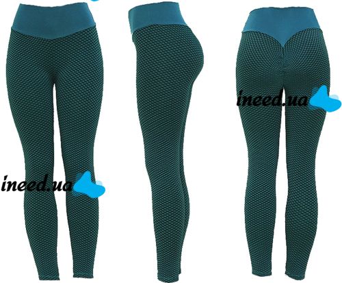 Women's Sports Leggings Staples Scrunch Bum Green with High Waist and Push-up Effect Slimming Seamless Leggings for Fitness push up