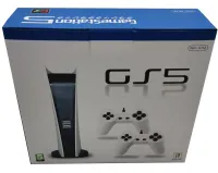 Dendy 8 Bit Game Station PS5 Game Console with Two Joysticks and 620 Built-in GS5 Games, Dendy G155 Children's Retro Console for TV