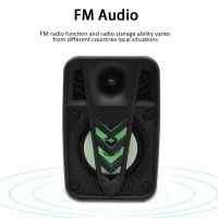 Portable Wireless Speaker Suitcase ESS-105 with LED Backlight USB, SD, FM, AUX Bluetooth with Light Music Rechargeable Music, Mini Suitcase