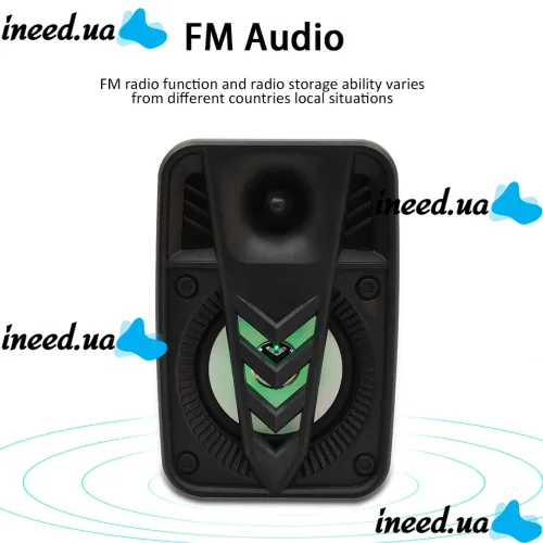 Portable Wireless Speaker Suitcase ESS-105 with LED Backlight USB, SD, FM, AUX Bluetooth with Light Music Rechargeable Music, Mini Suitcase