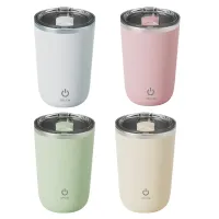 Автоматична чашка мішалка Magnetic Self Stirring Coffee mugs 350 мл з міксером для розмішування кави Термокружка з автосмешиванием YOUZI з кришкою