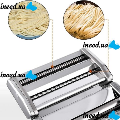 Настільна равіольніца Ravioli Maker Rainberg RB-911 Ручна локшинорізка машинка з насадками для приготування равіолі, локшини, пасти і для розкочування тіста 20x21 см