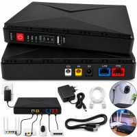Andowl Q-UP900 UPS for Wi-Fi Routers, 5V, 9V, 12V, 8800mAh Power Bank, 18W UPS for Modems, Switches, and Cameras