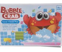 Краб детская игрушка для ванны Bubble Crab музыкальная игрушка-генератор пены на присосках с мыльными пузырями, забавный краб-пузырь на батарейках
