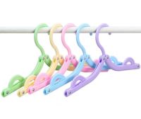 Складна Пластикова вішалка плічка трансформер Plastic Drying Rack FM-14 1 шт для зберігання сушіння одягу складні тремпеля для речей і взуття в шафі