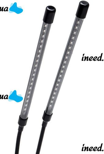 Світлодіодна гнучка фітолампи Grow Light 2 гілки для вирощування кімнатних рослин і розсади, світильник на 2 лампи повний спектр USB з таймером