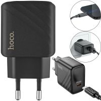 Hoco CS22A PD30W Hoco CS22A PD30W Single Port Type-C USB-C Charger, Hoco Power Adapter Unit for Fast Phone Charging Black