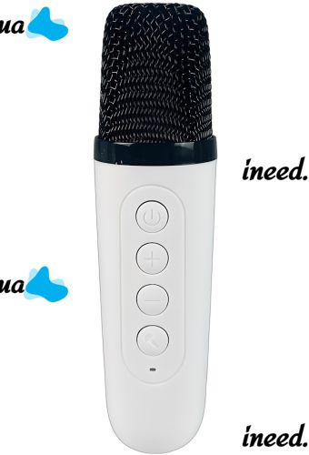 Portable Night Light with Karaoke Lightshow YS-110 Desktop Wireless Lamp with Bluetooth Speaker, Two Microphones and RGB LED Backlight