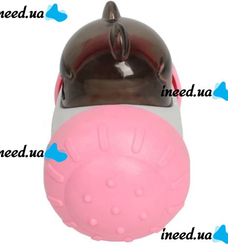 Інтерактивна годівниця дозатор Pet Leakng Toy LY-732 для повільного харчування собак і кішок, іграшка диспенсер AND з отвором для корму для тварин