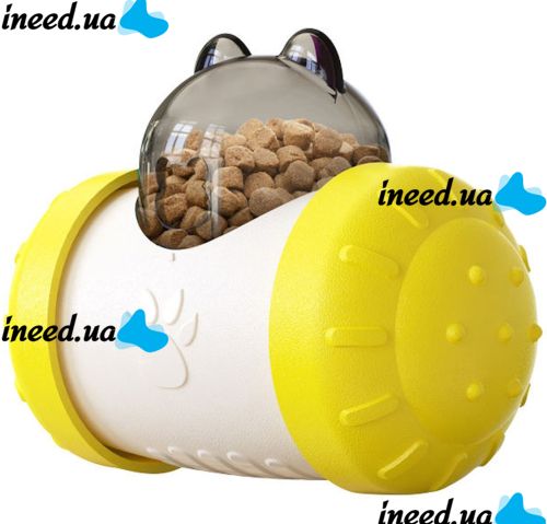 Інтерактивна годівниця дозатор Pet Leakng Toy LY-732 для повільного харчування собак і кішок, іграшка диспенсер AND з отвором для корму для тварин