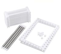 Многофункциональная регулируемая кухонная полка стойка Kitchen Rack 38-70 см для хранения посуды, Раздвижной органайзер под раковину 2 яруса Белая