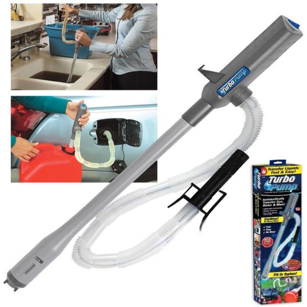 Turbo Pump Automatic Cordless Liquid Pump, Battery Powered Fuel Transfer Apparatus